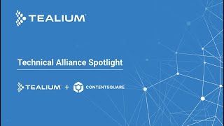 Contentsquare Technical Alliance Spotlight [upl. by Shugart]