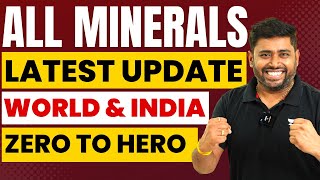 Top Minerals Producing States of India amp World  Minerals of India amp World  खनिज  UPSC  All Exams [upl. by Gorden]