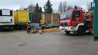 Brand in HochdorfAssenheim unter Kontrolle [upl. by Raine]