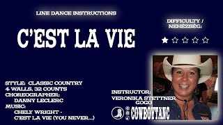 Linedance CEST LA VIE Teach amp Dance magyar [upl. by Emaj820]