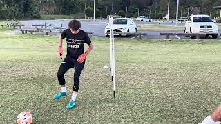 Jake Carseldine 2024 Goalkeeping Training Highlights [upl. by Atrim]