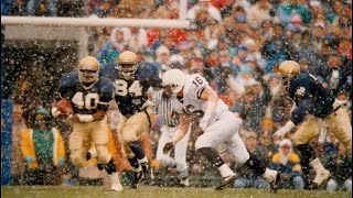 FULL GAME  The Snow Bowl Notre Dame Football vs Penn State 1992 [upl. by Shaer]