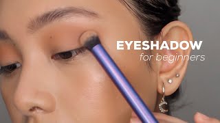 Eyeshadow Tutorial For Beginners Easy amp Affordable [upl. by Amikan]