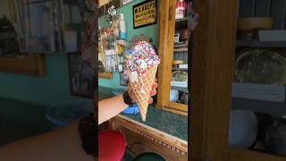 BEST CUSTARD in LAS VEGAS  NIELSEN’S FROZEN CUSTARD CLASSIC VANILLA CUSTARD DIPPED IN SPRINKLES [upl. by Alberik436]