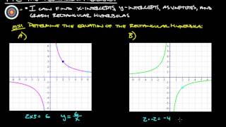 17C The Rectangular Hyperbola part 1 of 2 [upl. by Zielsdorf922]