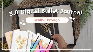 30 Digital Bullet Journal  Walk Through  The Stationery CEO [upl. by Araem]