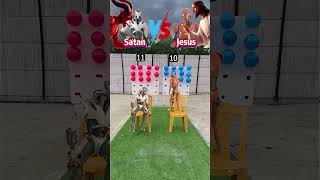 👼Jesus VS 😈Satan [upl. by Horsey17]