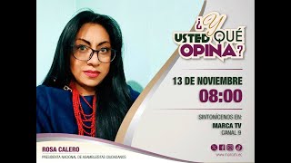 Y Usted Qué Opina miércoles 13112024 [upl. by Anauqat]