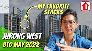 Jurong West BTO May 2022  Stack Review for Lakeside View [upl. by Otreblide]