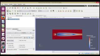 OpenFoam cylinder simulation 2D [upl. by Standley977]