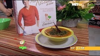 Sopa de Elote con Cacahuate y Espinaca [upl. by Winonah534]