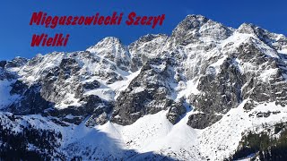 Mięguszowiecki Szczyt Wielki zimą Tatry Wysokie Mięgusz Wielki [upl. by Kensell229]