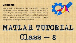 MATLAB TUTORIAL Class 8 Beginner to Advanced Level [upl. by Leod336]