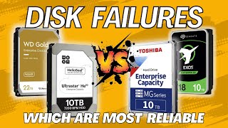 Comparing Seagate vs Western Digital WD Toshiba and HGST hard disk failure rates and lifespans [upl. by Malone]