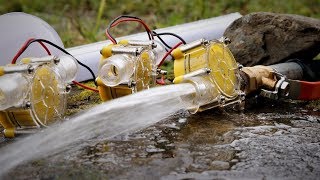 Free Energy from Stream  Micro hydro turbines  DIY [upl. by Neema842]