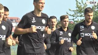 TV Elv  Pressekonferenz  TSG Hoffenheim II vs SV Elversberg  080918 [upl. by Mencher]