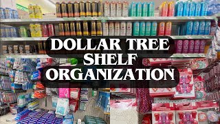 ASMR  Shelf Organization at Dollar Tree 💸 🛒 Valentines Day Energy Drink and Hygiene Aisles 💌 🧼 [upl. by Maxim]