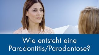 Wie entsteht eine Parodontitis  Parodontose [upl. by Anikes]