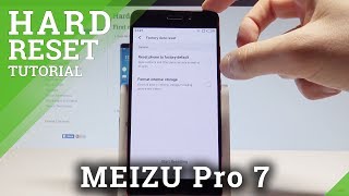 How to Factory Reset MEIZU Pro 7  Reset Defaults  Wipe Data HardResetinfo [upl. by Zwick602]