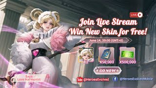 Heroes Evolved Live Stream  Love Harmonist for Saya [upl. by Chura]