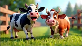 🐮 LAS VACAS LOLA Y SOL FELICES EN LA GRANJA🐄 CANCIÓN INFANTIL PARA NIÑOS 🐮 Puni Puniii [upl. by Dibb452]