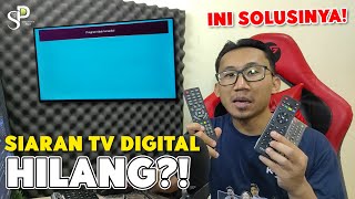 INI PENYEBAB Siaran TV Digital Hilang Semua  Gara  Gara Tombol Ini [upl. by Dimitris]