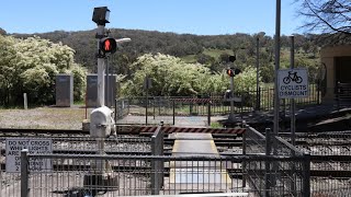 Pedestrian Crossing Burradoo NSW  Sydney Trains Pedestrian Crossing [upl. by Leakcim]