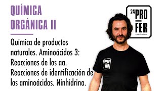 Química de productos naturales Aminoácidos 3 Reacciones de los aa Reacciones de identificación [upl. by Engapmahc]