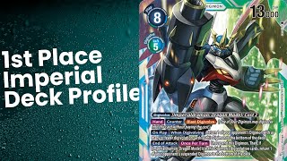 1st Place Core TCG Regional BT16 Imperialdramon Deck Profile [upl. by Forester916]