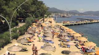 Marmaris Palace hotel aerial video [upl. by Ykcul]