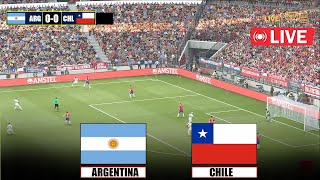 🔴ARGENTINA vs CHILE LIVE eFootball PES 21 Gameplay PC [upl. by Aekin]