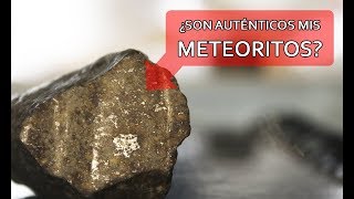 Comprobando si mis meteoritos son auténticos con rayos X  Colección de meteoritos [upl. by Novyart]