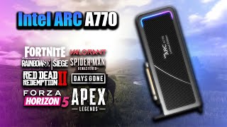 Intel ARC A770 Gaming l Test in Best 14 Games 2022 [upl. by Winebaum]