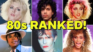 Top 300 1980s Songs RANKED [upl. by Kovacs887]