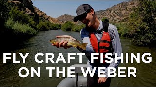 Fly Craft Fishing the Weber River with Upland Fly Shop [upl. by Anidnamra]