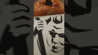 🎃🔪 Michelle Myers 🔪 halloween slasherpumpkincarving [upl. by Ronal]