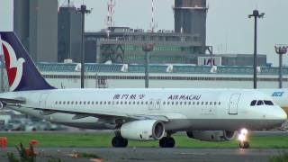 BMAX Air Macau Airbus A320232 澳門航空 NARITA 成田空港 [upl. by Enrobialc]