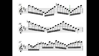 Jason Becker Serrana Arpeggios VIOLIN midi [upl. by Eidarb735]