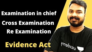 Examination in chief cross examinationre examination of witness section 35135138 [upl. by Eidnyl69]