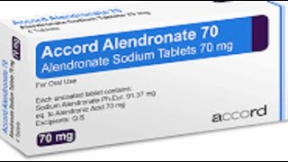 Alendronate Binosto Fosamax to treat osteoporosis caused by menopause steroid use or gonadal fai [upl. by Kappel]