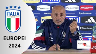 EUROPEI 2024 ITALIA LUCIANO SPALLETTI sentite cosa dice il tecnico in conferenza stampa [upl. by Akimal]