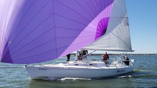 J105 Heavy Air Match Racing With Onboard Crew Discussion [upl. by Nitnerb]