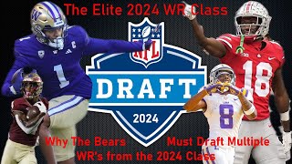 2024 NFL Draft WR Class Is ELITE [upl. by Brunhilda]