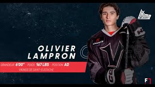 Espoirs LHJMQ Fenplast  Olivier Lampron [upl. by Drewett544]