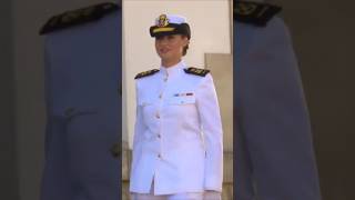 Princess Leonor Rocks Her Navy Uniform leonor princessleonor leonordeborbón navalacademy [upl. by Bal770]