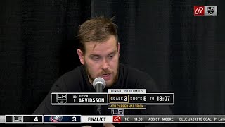 Viktor Arvidsson Postgame Interview 030422 [upl. by Partan608]