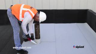 Siplast Parapro Flashing Application 9 Apply sealant [upl. by Russ]