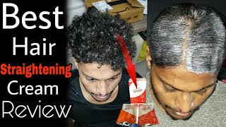 Best Hair Straightening Cream For Dry Damage Very Curly Hair  Glatt Cream Honest Review In Hindi [upl. by Enyrehtak]