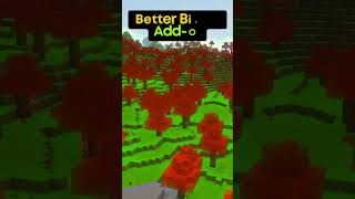 Better Biomes 🏞️ AddOn  Minecraft Bedrock [upl. by Akkina]