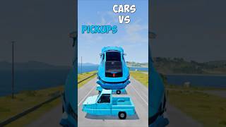 Cars VS PICKUPS 🚗  BeamNGdrive shorts [upl. by Atima114]